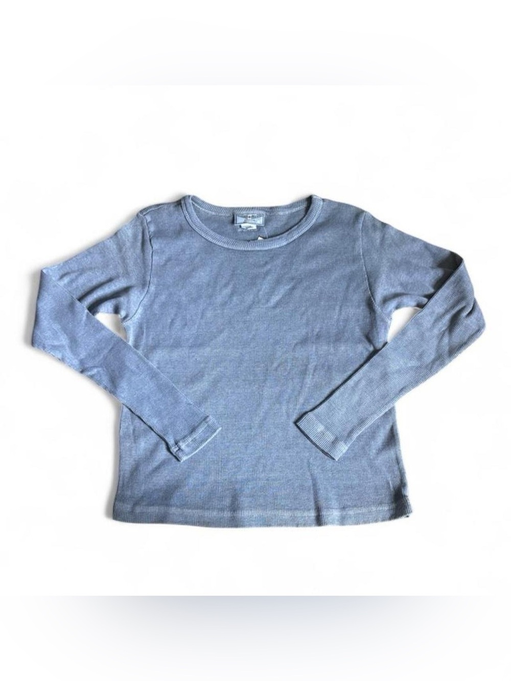 NEW 90’s vintage deadstock Hard Tail ribbed long sleeve shirt blue